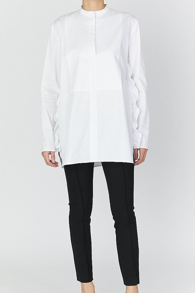 サイドラッフルコットンシャツ – YOKO CHAN
