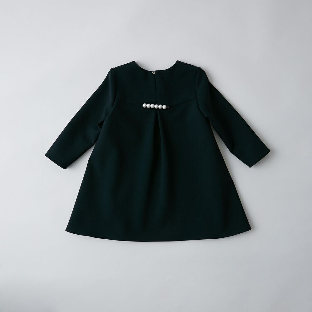 ロングスリーブバックパールボックスプリーツドレス – YOKO CHAN